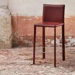 Sgabello da bar in terracotta Monfumo