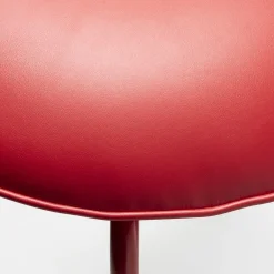 Sgabello da bar Lena Sg-75 rosso e frassino naturale di Designerd