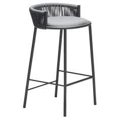 Sgabello da bar Millie Sg-65 grigio di Studio Pastina