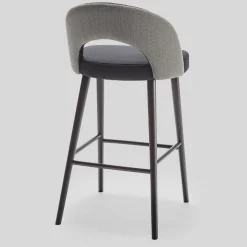 Sgabello da bar Ring 2-Tone Gray di Balutto Associati