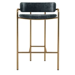 Sgabello da bar Simply in ottone dorato