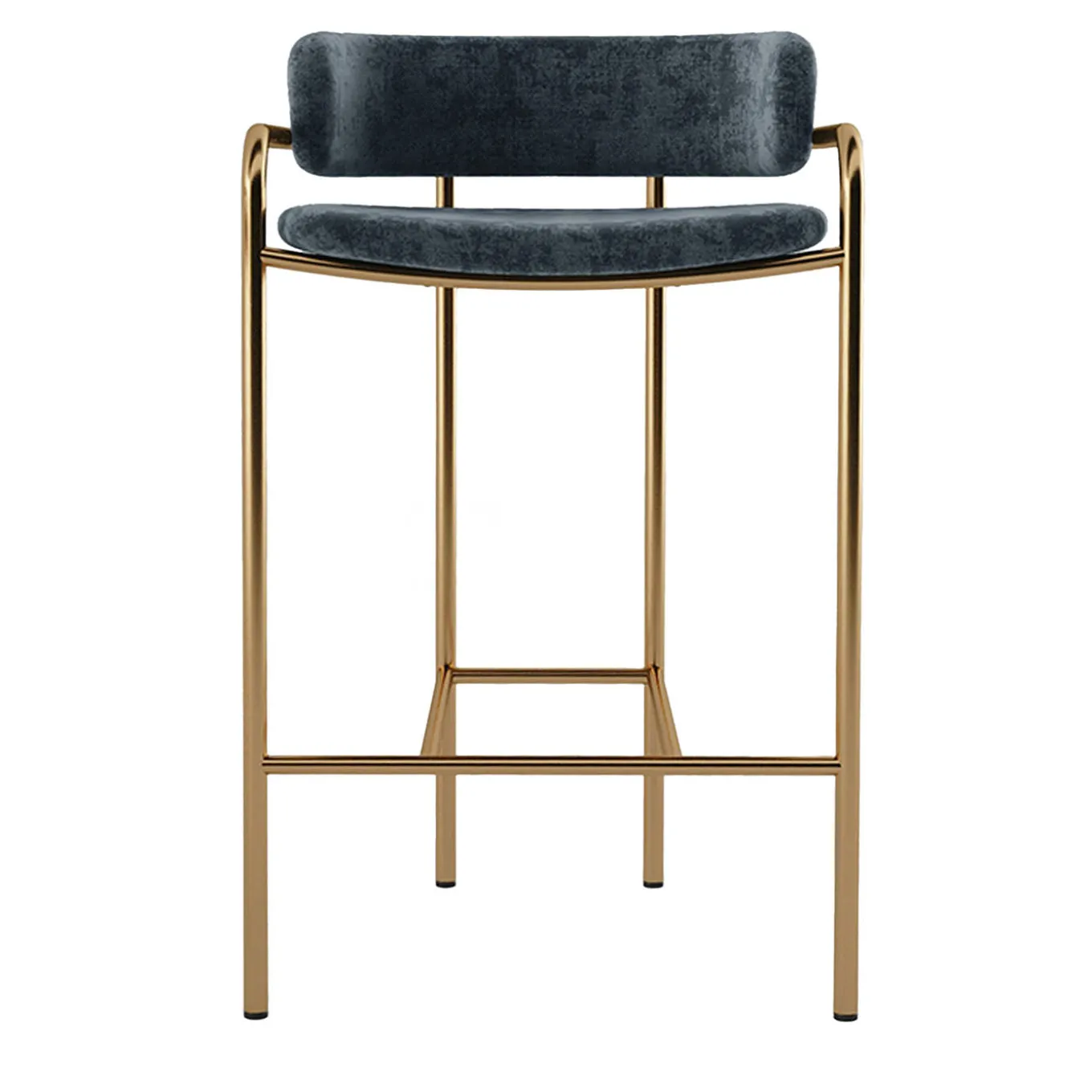 Sgabello da bar Simply in ottone dorato