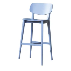 Sgabello Doll 557 azzurro di Emilio Nanni