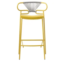 Sgabello Genoa Cross Yellow di Cesare Ehr