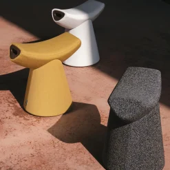 Sgabello Guardian con maniglia di Patrick Norguet