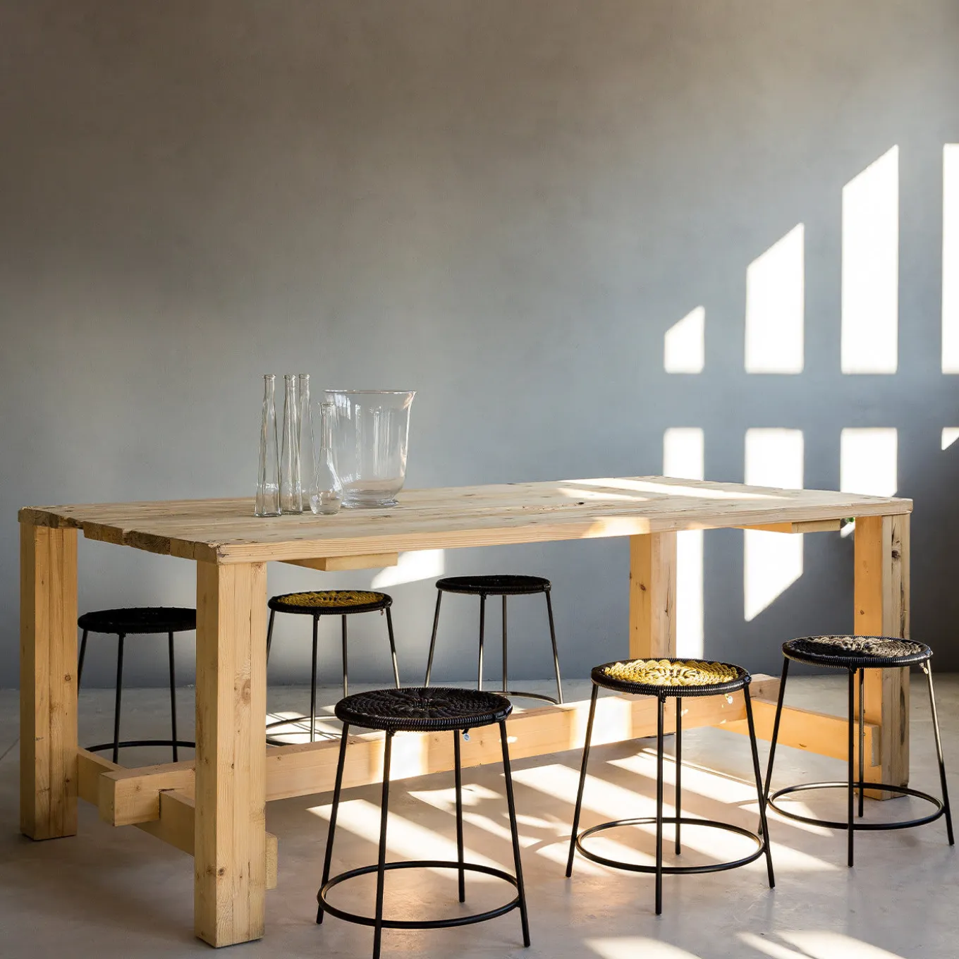 Sgabello Le Rossette Piccolo in Ottone