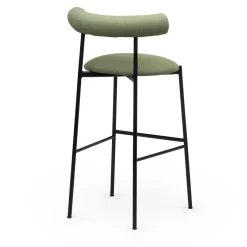 Sgabello Pampa SG-80 verde e nero di Studio Pastina