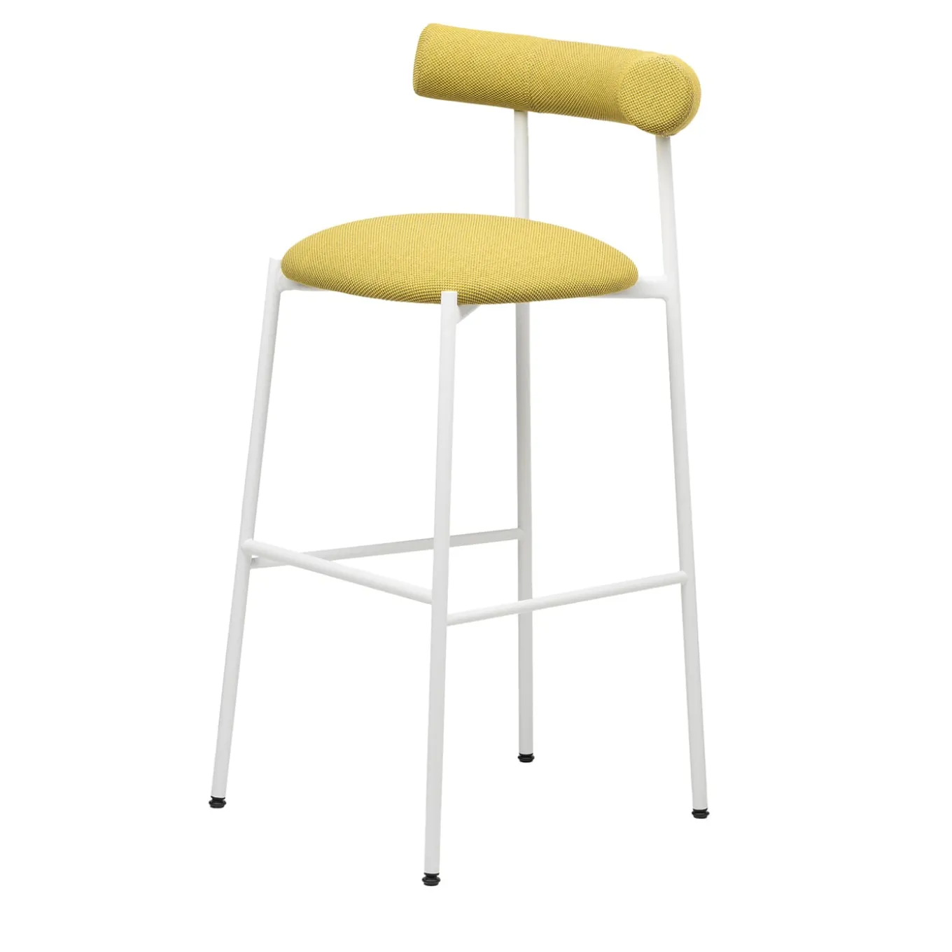 Sgabello Pampa SG-80 verde lime e bianco di Studio Pastina