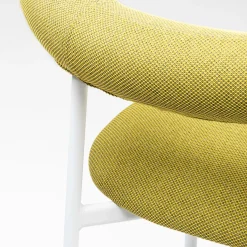 Sgabello Pampa SG-80 verde lime e bianco di Studio Pastina