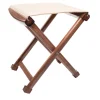 Sgabello pieghevole beige