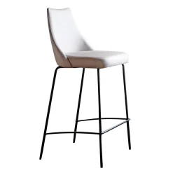Sgabello Roncade Bianco