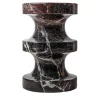Sgabello Spira in Marmo Rosso Levanto