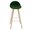 Sgabello Ted Forest-Green di Basaglia + Rota Nodari