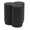Sgabello Trinity nero