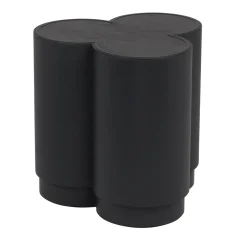 Sgabello Trinity nero