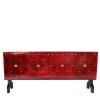 Sideaboard rosso a 4 porte