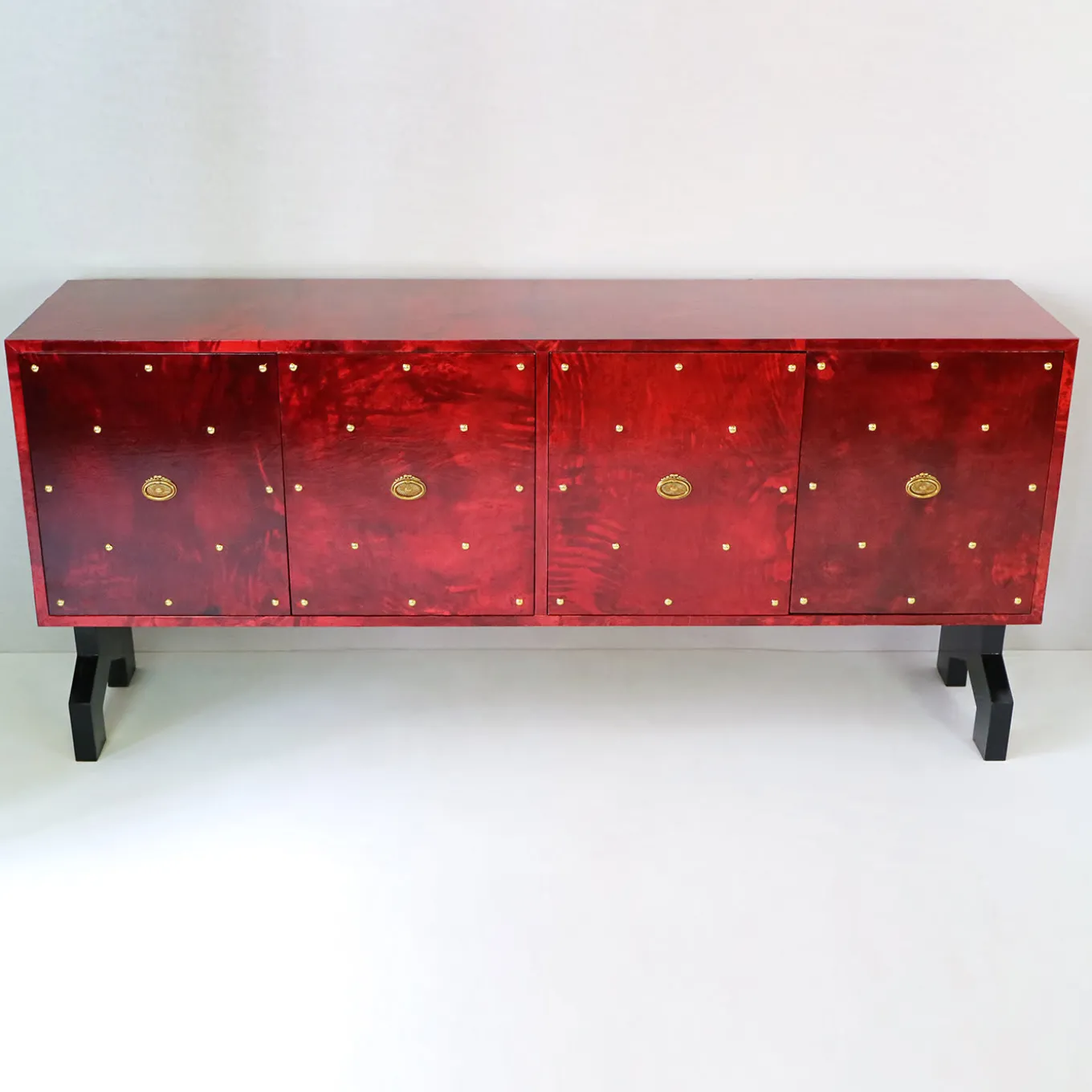 Sideaboard rosso a 4 porte