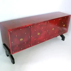 Sideaboard rosso a 4 porte