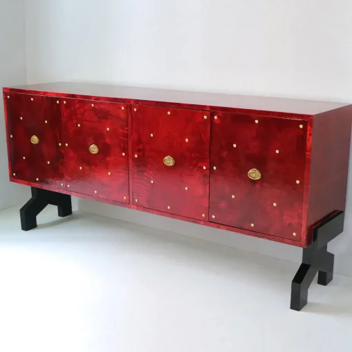 Sideaboard rosso a 4 porte