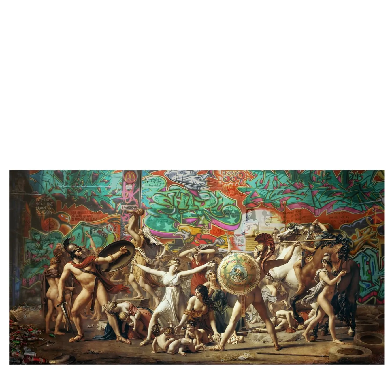 Smoking Marco Battaglini Carta da parati