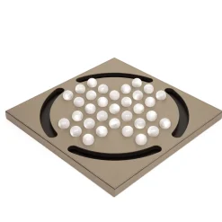 Solitario a pioli con pedine di perle