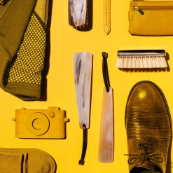 Spazzola per Scarpe in Corno