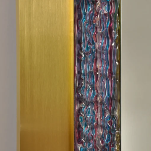 Specchio da parete in vetro di Murano Casanova
