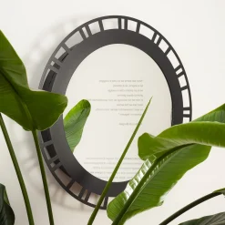 Specchio da Parete Nero Solisumbra