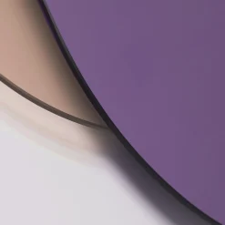 Specchio da Parete PERSONALE HER BIG Viola e Rosa