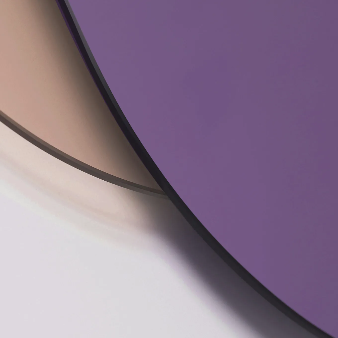 Specchio da Parete PERSONALE HER BIG Viola e Rosa