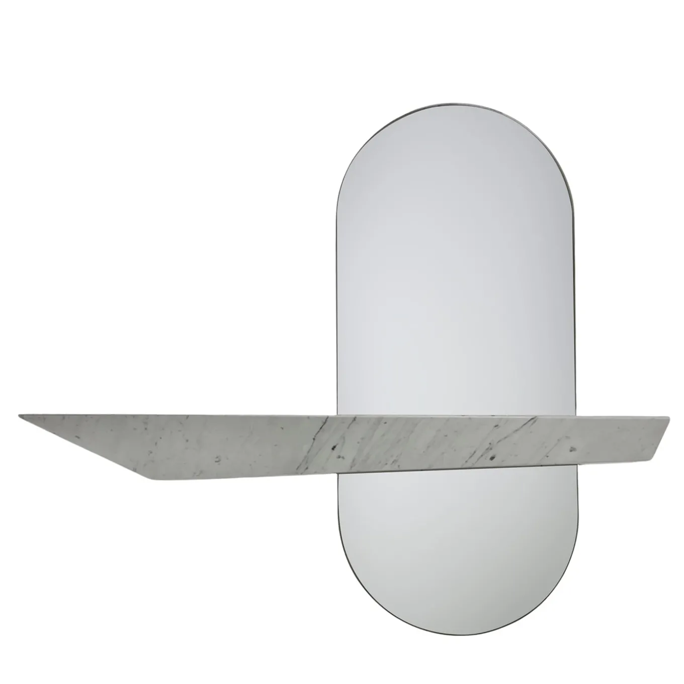 Specchio da parete Stadium White Carrara
