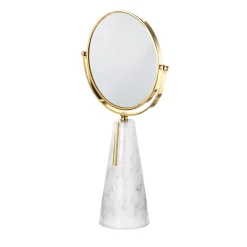 Specchio da tavolo della collezione Carrara Jewels
