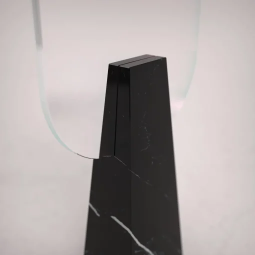 Specchio da tavolo Ophelia Black Marquina