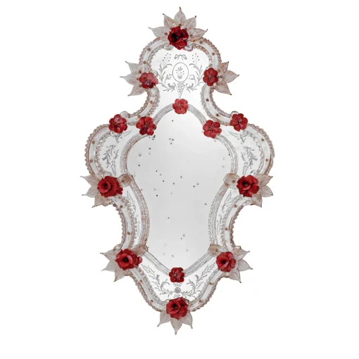 Specchio in vetro di Murano Venier