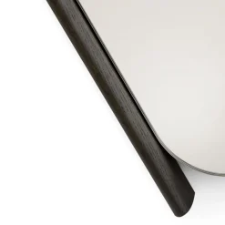 Specchio medio Wood Eye con cornice in rovere massiccio