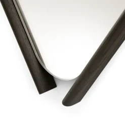 Specchio medio Wood Eye con cornice in rovere massiccio