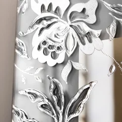 Specchio rettangolare da parete Arielle Argento