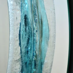 Specchio Rotondo in Cristallo Naias