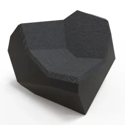 21st Century Poltrona Rolling Stone grigio scuro