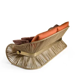 Stankar Divano da Esterno in Tessuto Arancione