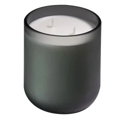 Stilla Cerae Candela grande grigio acciaio di Federico Peri