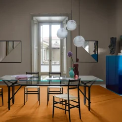 Superleggera di Gio Ponti - Seduta in frassino nero e canna d'India