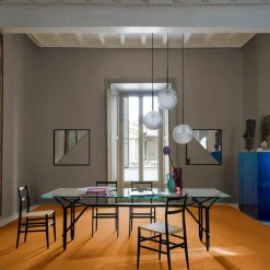 Superleggera di Gio Ponti - Seduta in frassino nero e canna d'India