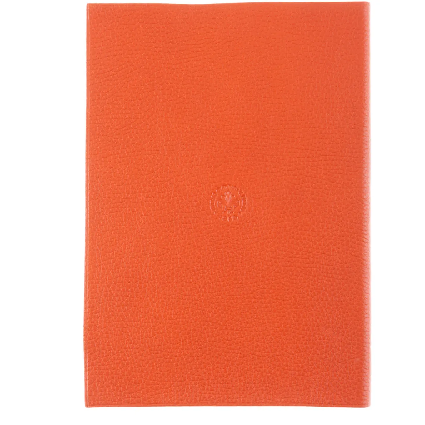 Taccuino in pelle arancione