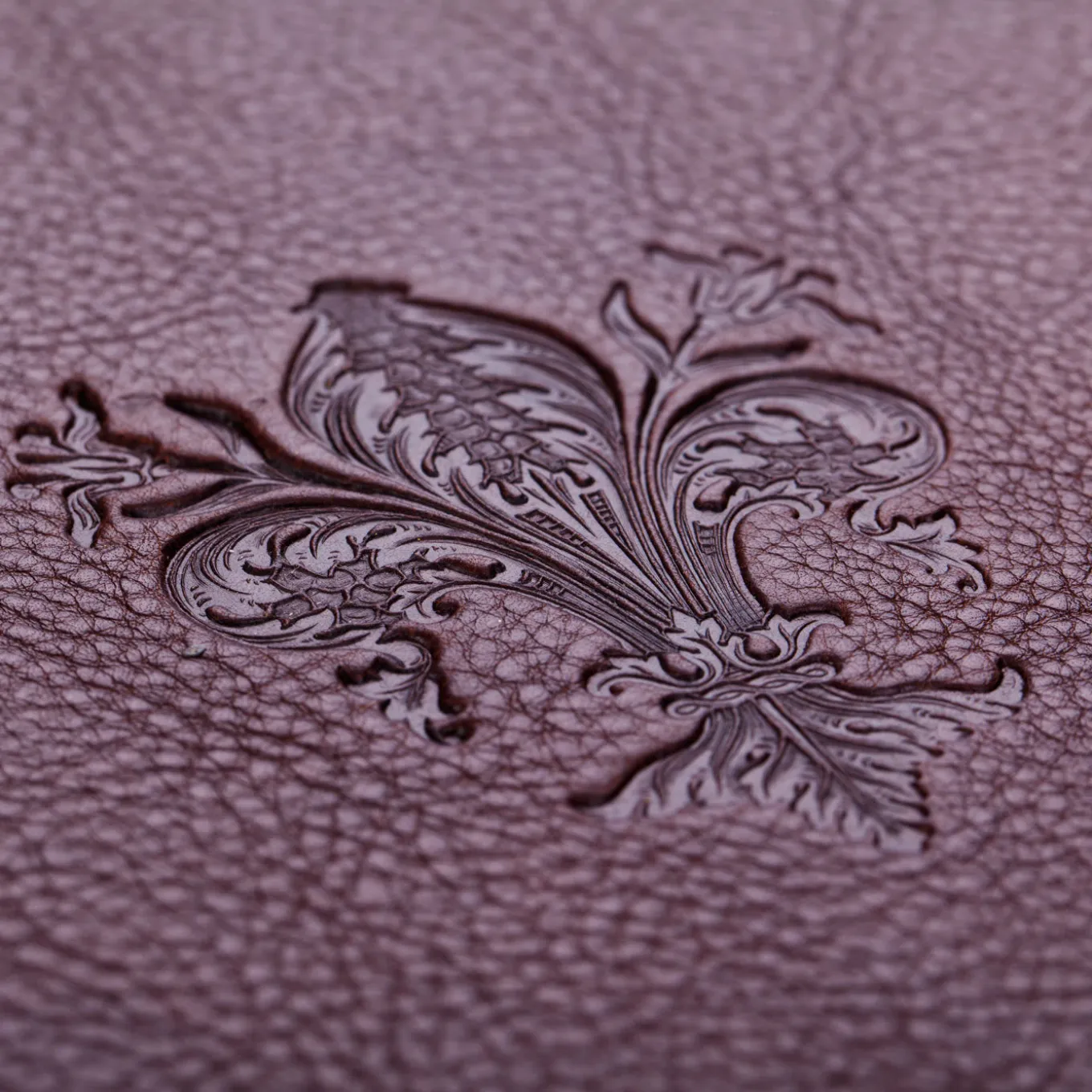 Taccuino in pelle marrone Lily