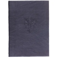 Taccuino in pelle nera Lily