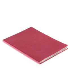 Taccuino in pelle rossa