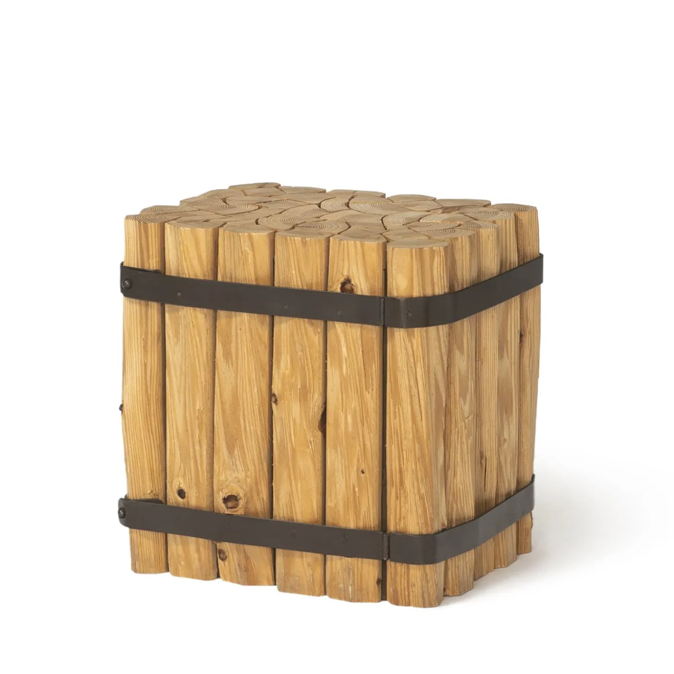 Taglialegna Comodino in legno e ferro