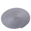 Tappetino da tavolo grigio in corda arrotolata