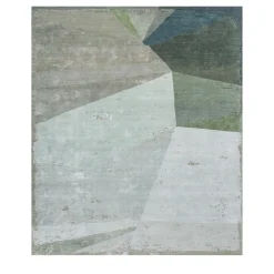 Tappeto Annodato A Mano Blue Blush & Mineral Shadow